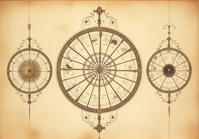 Comparative illustration of celestial mapping systems